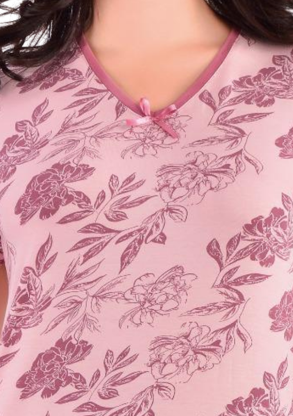 Koszula Nocna Rose Calm, Różowy, r. M - 3XL