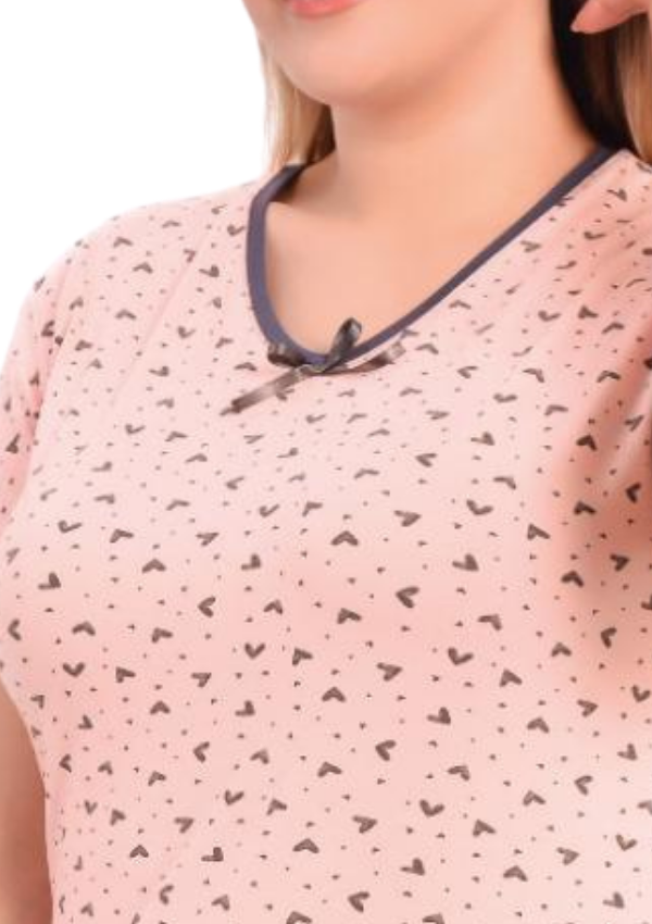 Piżama damska Pink Graphite Comfort, Różowy, r. 2XL-5XL