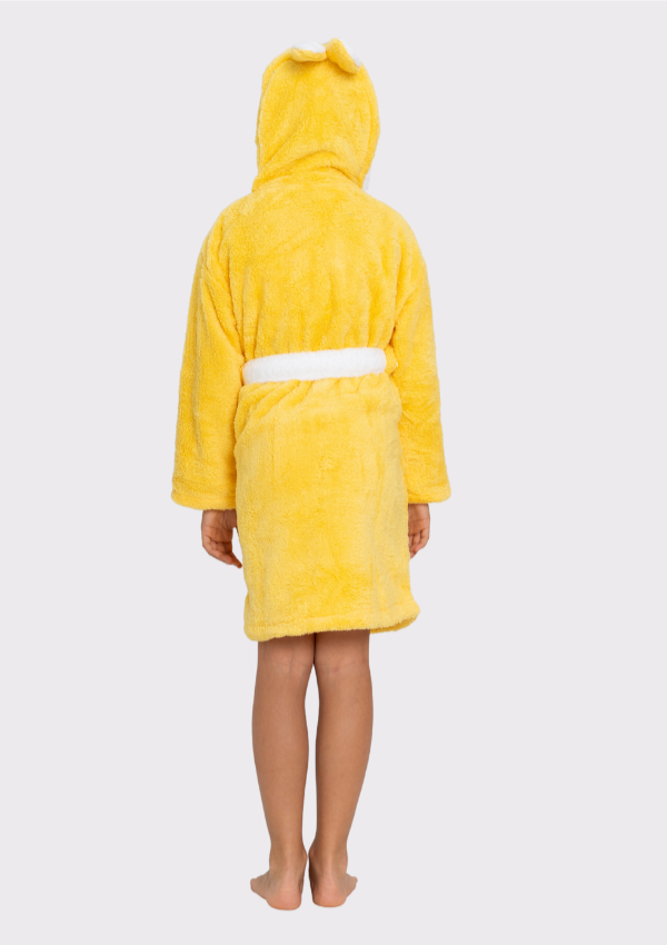Szlafrok Dziewczęcy Vienetta, Yellow Bunny, Żółty, r. 110-134