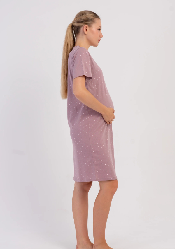 Koszula do Karmienia Vienetta Teddy Nursing, Różowy, r. M-XXL