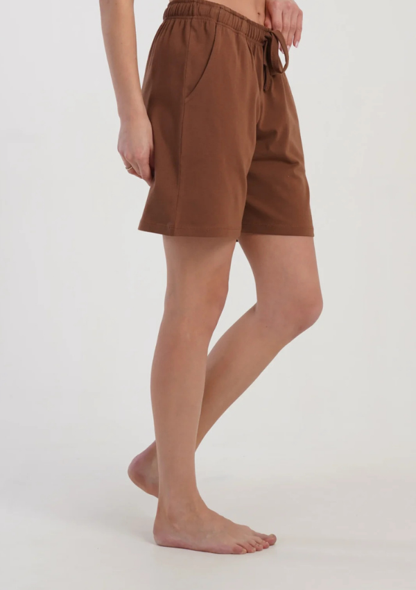Shorty Damskie Vienetta Brown Shorts, Brązowy, r. S-XL
