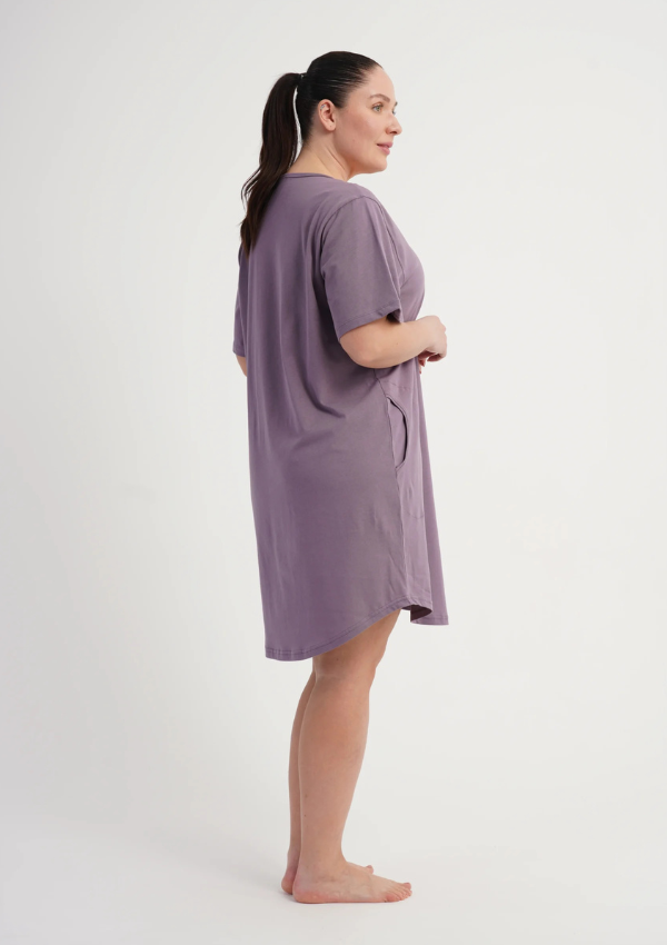 Koszula Nocna Damska Sweet Berry, Liliowy, r. 1XL - 4XL