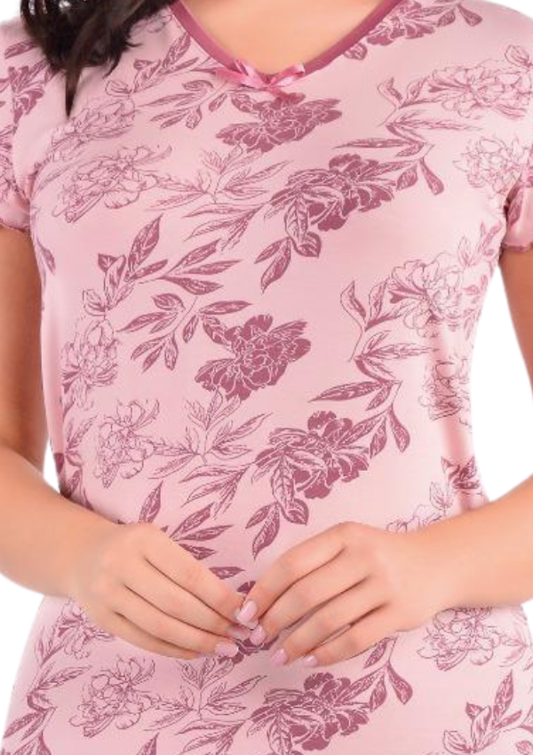 Piżama damska Rose Melody, Różowy, r. M - 3XL