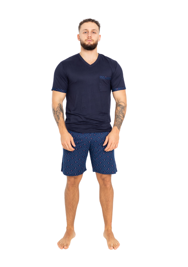 Piżama Męska Night Dreams, Granatowy, r. M-XXXL