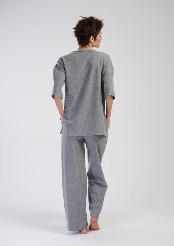 Piżama Damska Vienetta Warm Night, Szary, r. S-XL