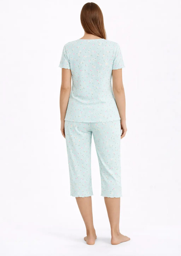 Piżama Damska Mint Harmony, Zielony, r. M-XXL