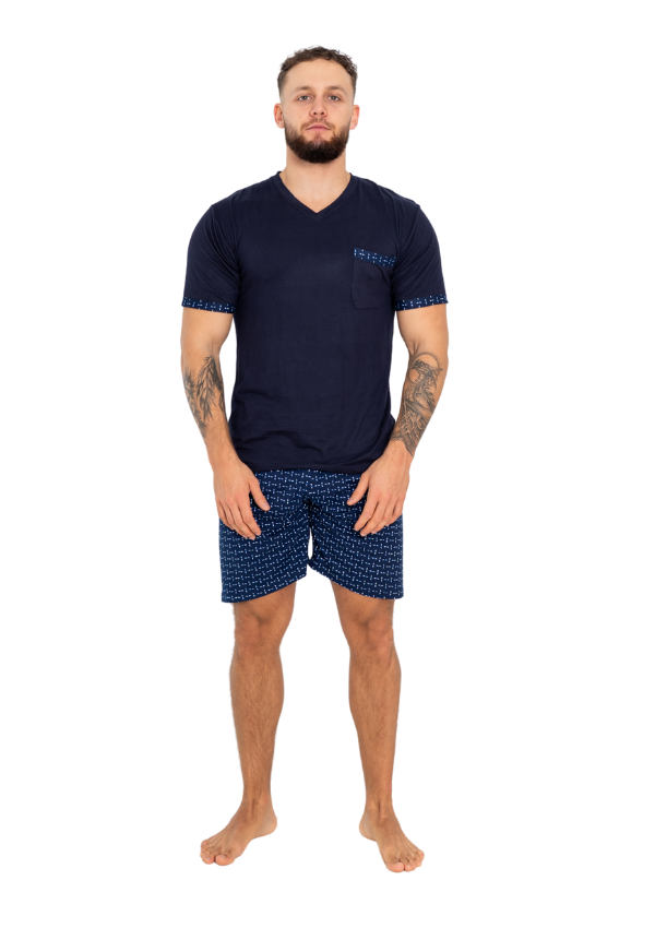 Piżama Męska Dreams, Granatowy, r. M-XXXL