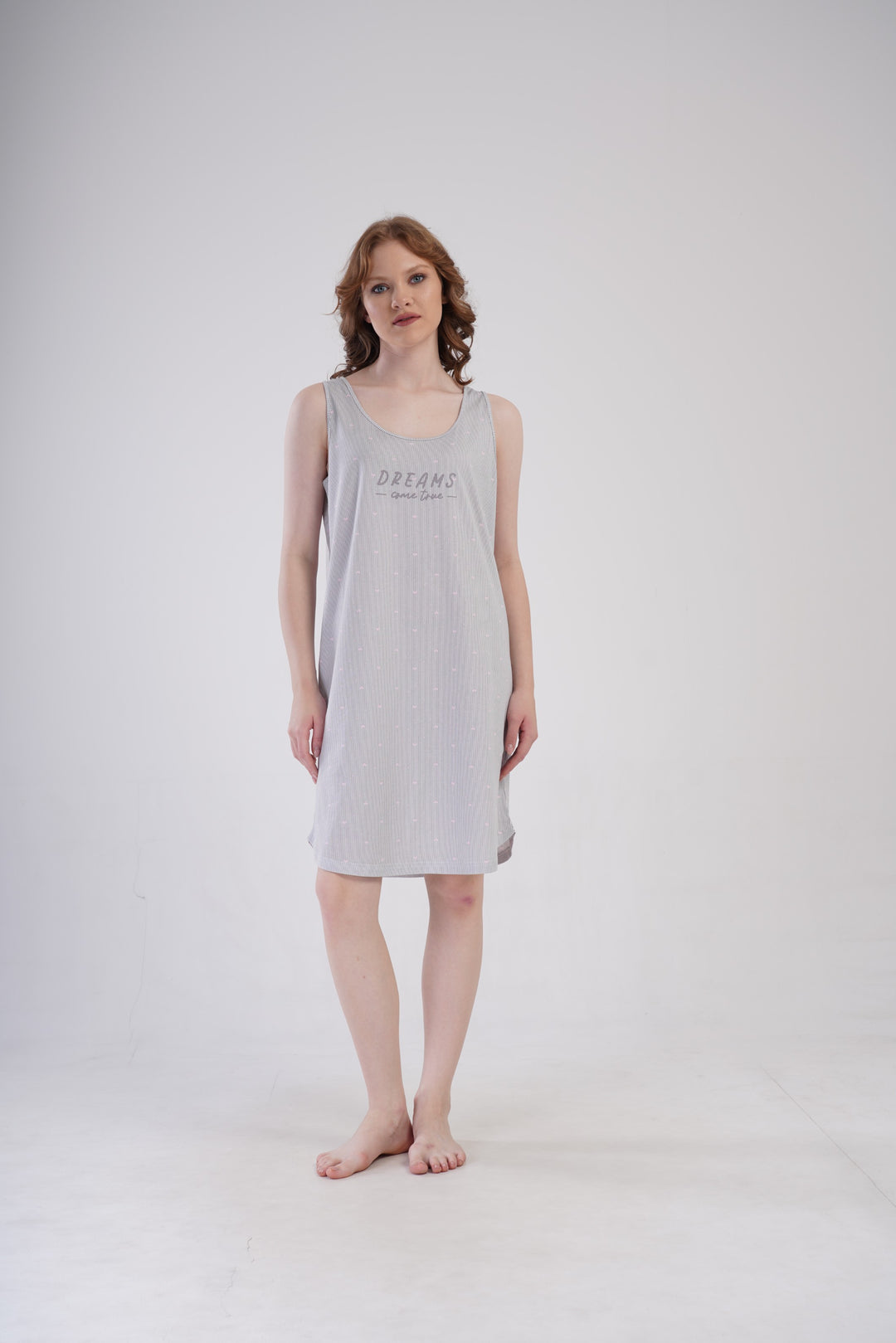 Koszula Nocna Vienetta Dreams, Szary, r. M-XXL