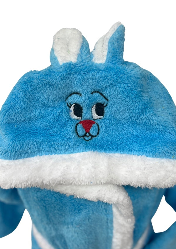 Szlafrok Dziewczęcy Honey Bunny Light Blue, niebieski, r. 110-134