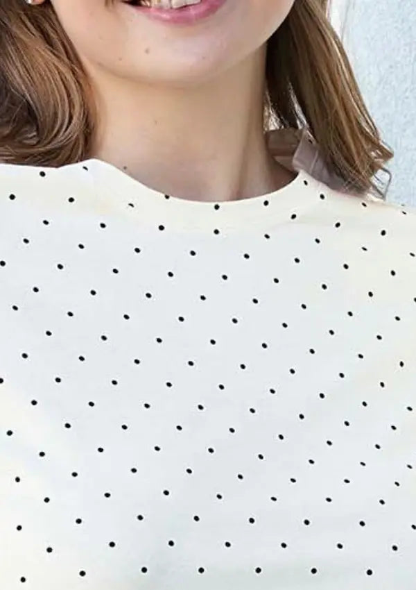 Piżama damska Dots, Biały, r. 2XL - 4XL