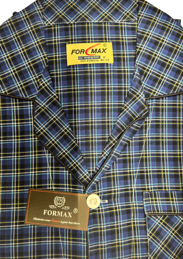 Piżama Męska Vienetta, Blue Man, Niebieska, r. M-3XL