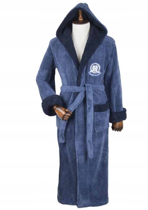 Szlafrok męski Gentlemen Luxe Grey, szary, r. M-XL