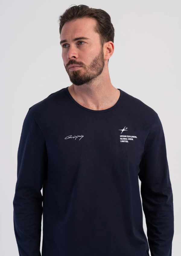 Piżama Męska Vienetta Heritage Plaid, Granatowy, r. M-XL