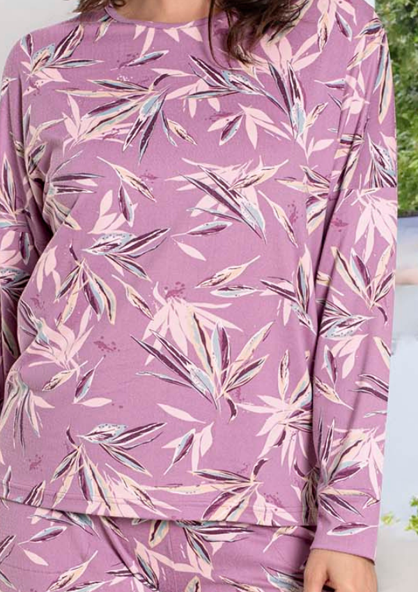 Piżama Damska Lavender Mood, Fioletowy, r. M-XXL