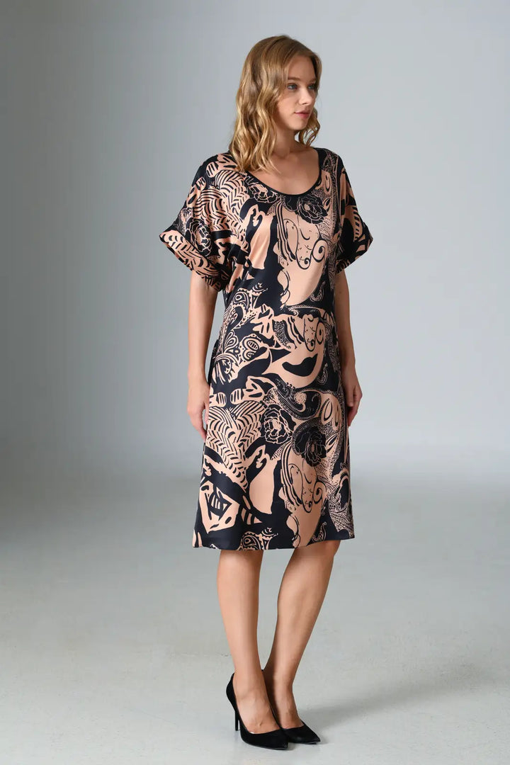 Koszula Nocna Vienetta, Midnight Muse, Czarny, r. S-XL