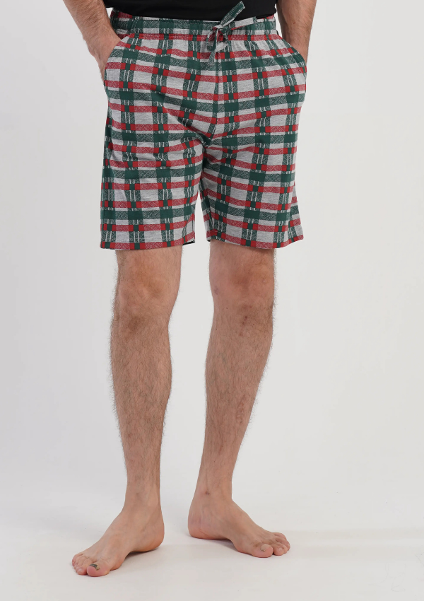 Spodnie męskie Vienetta Gray Checkmate, Szary, r. M-XXL