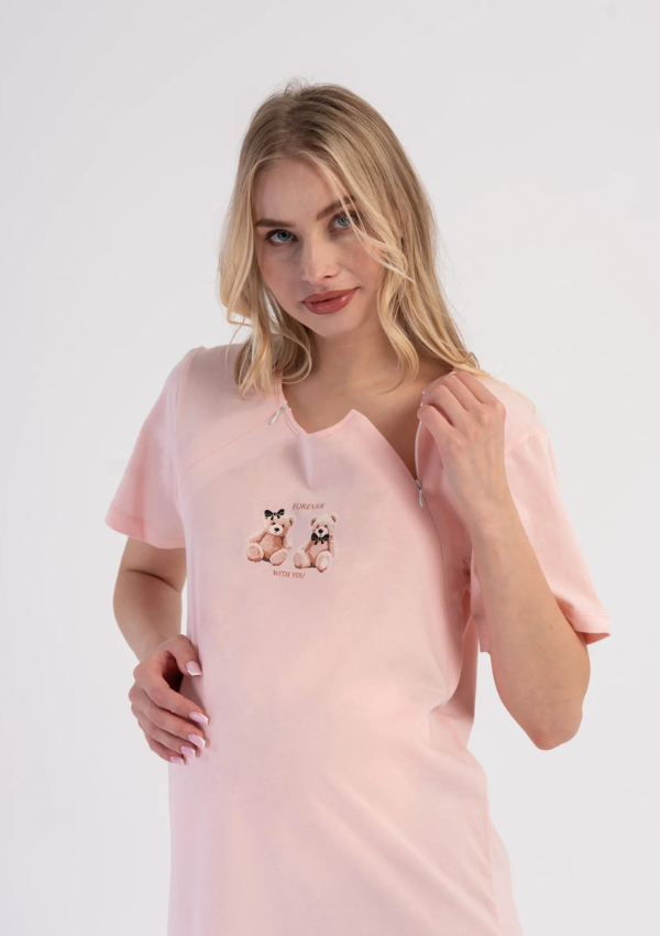 Koszula do Karmienia Vienetta Forever w You, Różowy, r. M-XXL