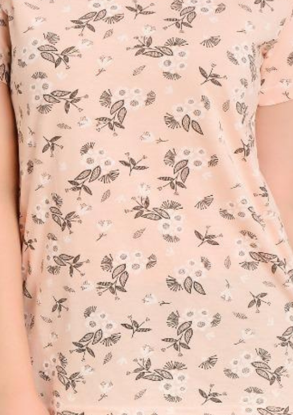 Piżama Damska Beige Garden, Beżowy, r. L-3XL