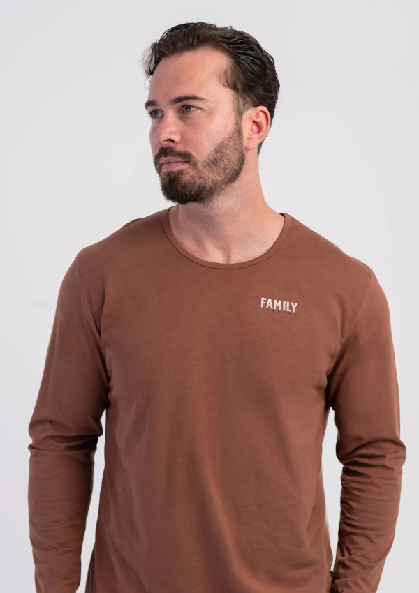 Piżama Męska Vienetta Chestnut Classic, Brązowy, r. M-XXL