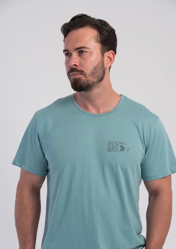 Piżama Męska Vienetta Sea Green, Morski, r. M-XXL