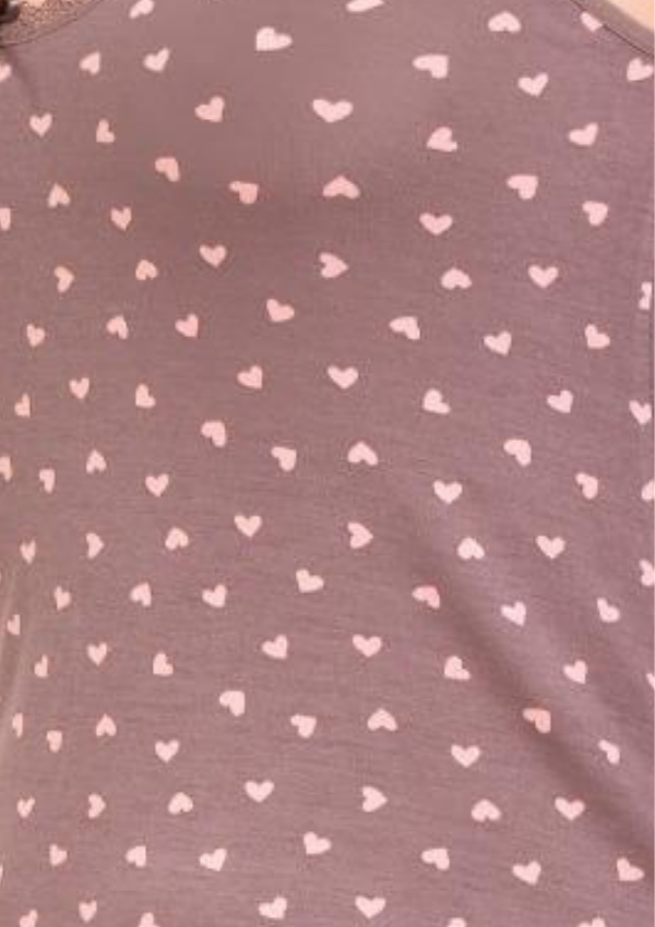 Koszula Nocna Sweet Hearts, Różowy, r. M - 2XL