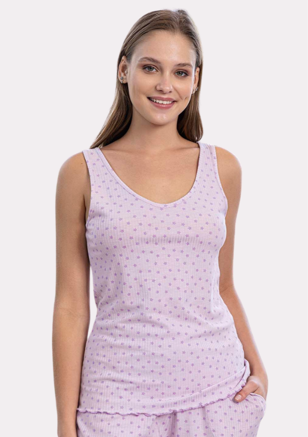 Piżama damska Lilac Dot Set, Fioletowy, r. M - XXL