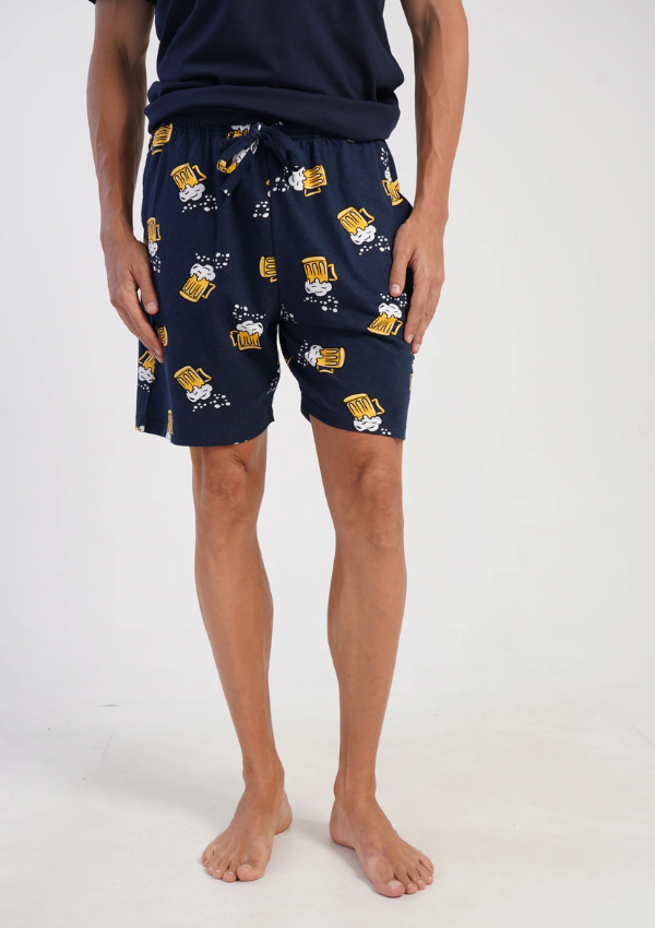 Piżama Męska Vienetta Beer Break, Granatowy, r. S-XXL