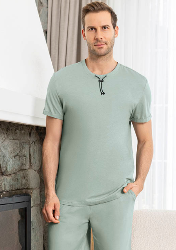 Piżama Męska Sage Comfort Set, Zielony, r. M-XL
