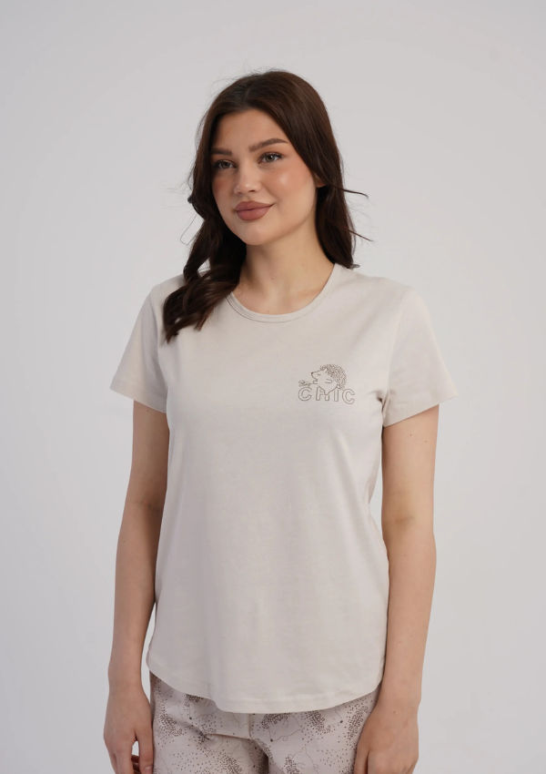 Piżama Damska Vienetta Cream Harmony, Beżowy, r. L-XXL