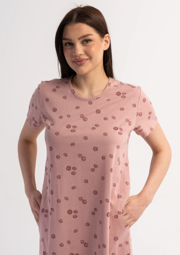 Koszula Nocna Vienetta Rose Petals, Różowy, r. M-XXL