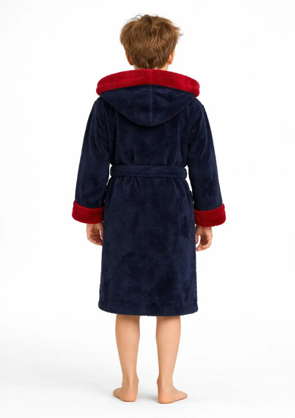 Szlafrok chłopięcy, Navy Cozy Robe, r. 134- 164