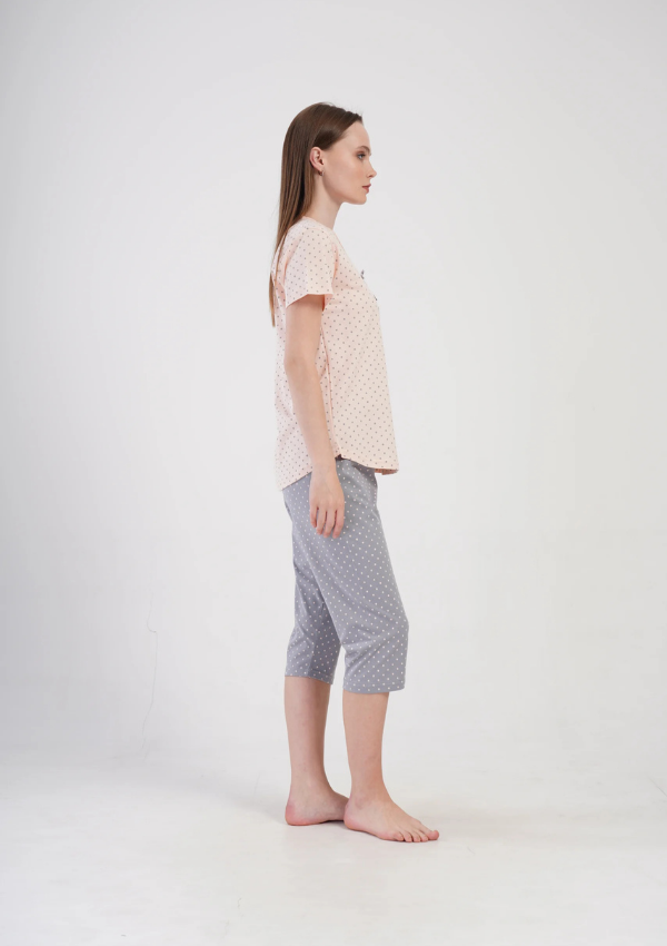 Piżama Damska Vienetta Soft Balance, Różowy, r. M-XXL