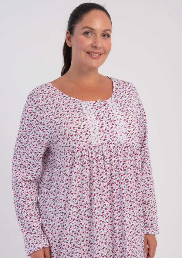 Koszula Nocna Vienetta Blossom Nightdress, Różowy, r. 1XL - 4XL