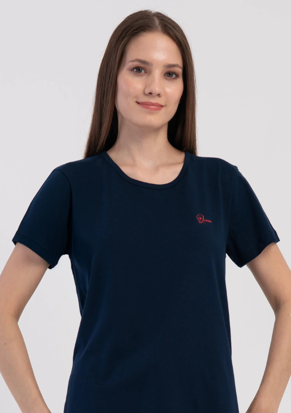 Piżama Damska Vienetta Half Dots, Granatowy, r. M-XXL