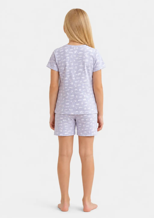 Piżama dziewczęca Lavender Dream, Fioletowy, r. 128-152