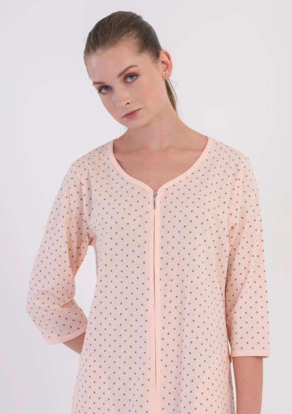 Szlafrok damski Vienetta Pink Pearl, Różowy, r. M-XXL