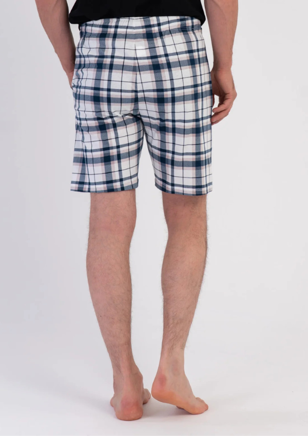 Spodnie męskie Vienetta Navy Check, Niebieski, r. M-XXL