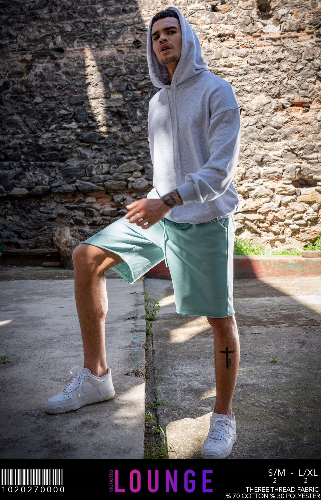 Komplet DRES męski Vienetta, Grey Boy, Szary, r. S/M-L/XL image 5