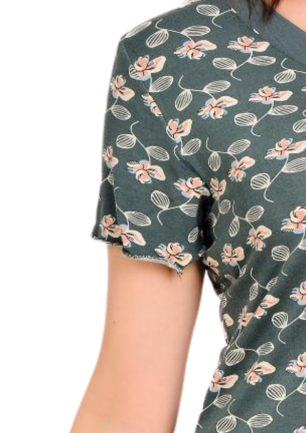 Koszula Nocna Botanic Calm, Zielony, r. M - 3XL