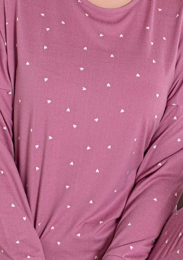 Piżama Damska Sweet Hearts, Różowy, r. M-XXL