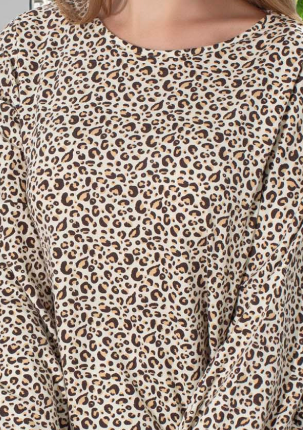 Piżama Damska Wild Comfort, Beżowy, r. M-XXL