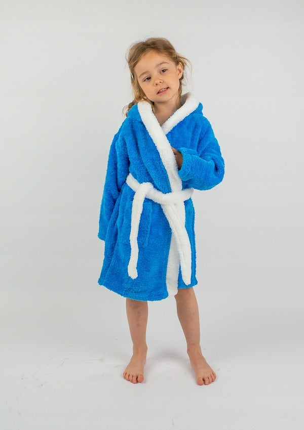 Szlafrok Dziecięcy Honey Bunny Navy, granatowy, r. 110-134 image 1