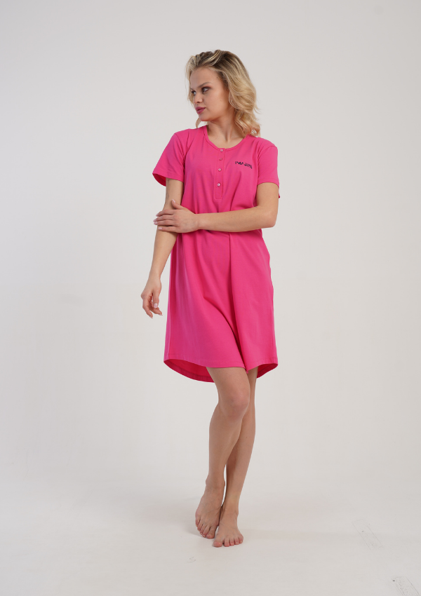 Koszula Nocna Vienetta Imagine Glow, Różowy, r. M-XXL