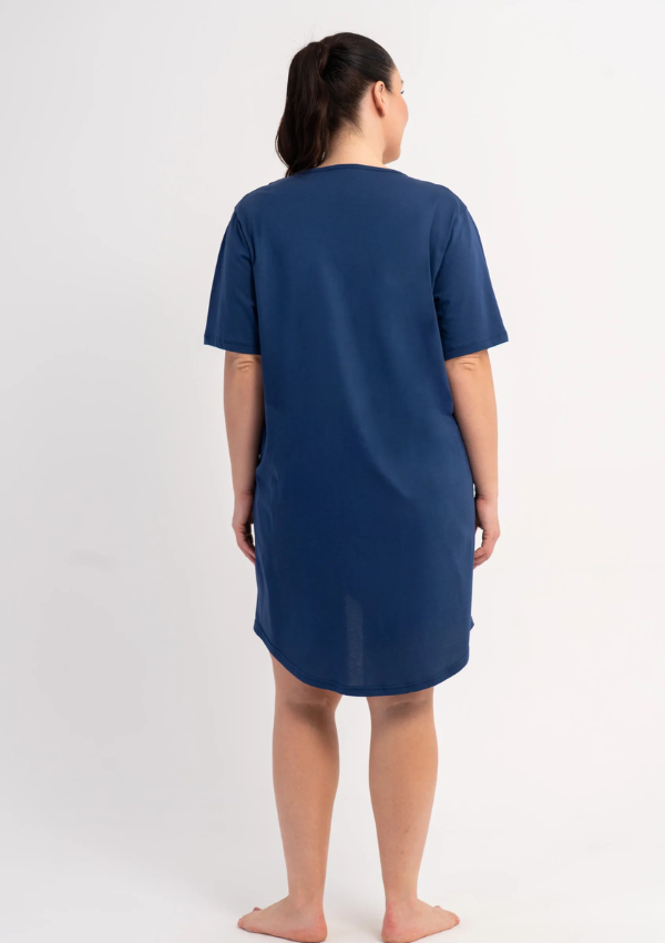 Koszula Nocna Damska Love Blush, Granatowy, r. 1XL - 4XL