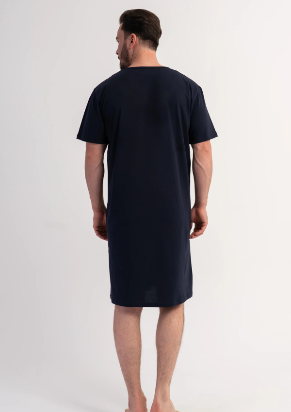 Koszula męska Vienetta Navy Holiday, Granatowy, r. 4XL - 5XL