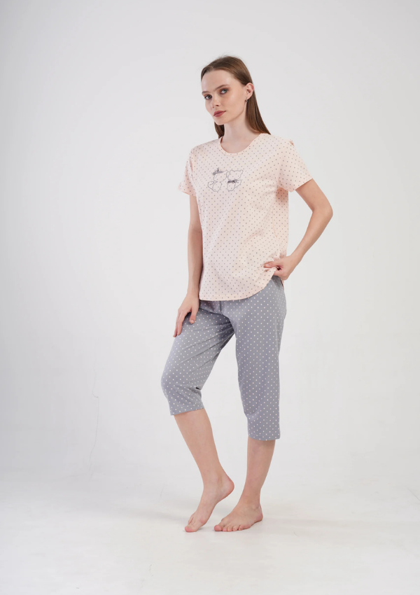 Piżama Damska Vienetta Soft Balance, Różowy, r. M-XXL