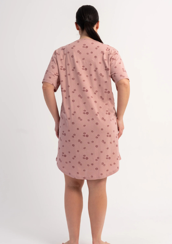 Koszula Nocna Damska Rose Meadow, Różowy, r. 1XL - 4XL