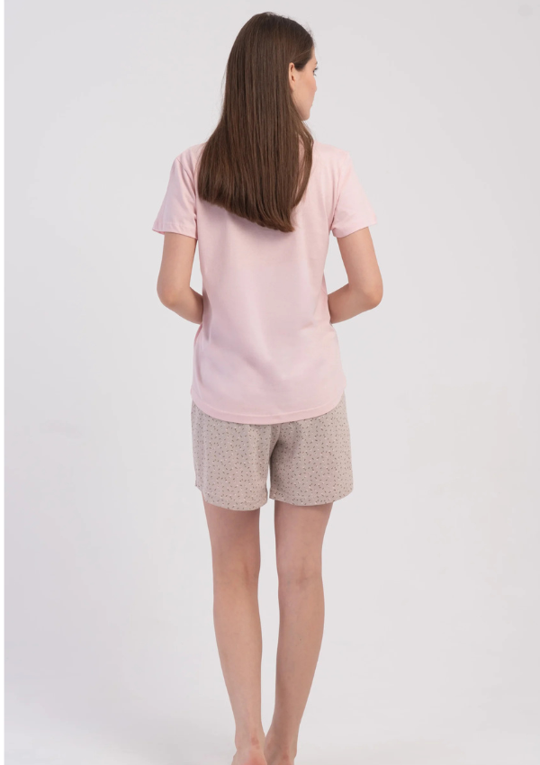 Piżama Damska Vienetta Sand Butterfly, Różowy, S-XL