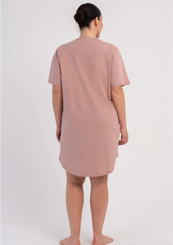 Koszula Nocna Damska Love Blush, Różowy, r. 1XL - 4XL