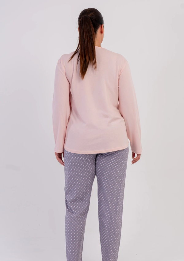 Piżama Damska Vienetta Blush Crown, Różowy, r. 1XL-4XL